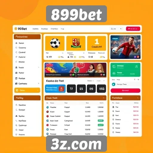 Facilidade de navegação na plataforma 899bet